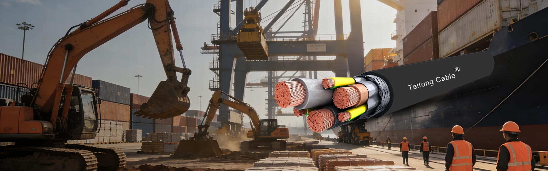 Kabel khas untuk kegunaan perlombongan arang batu