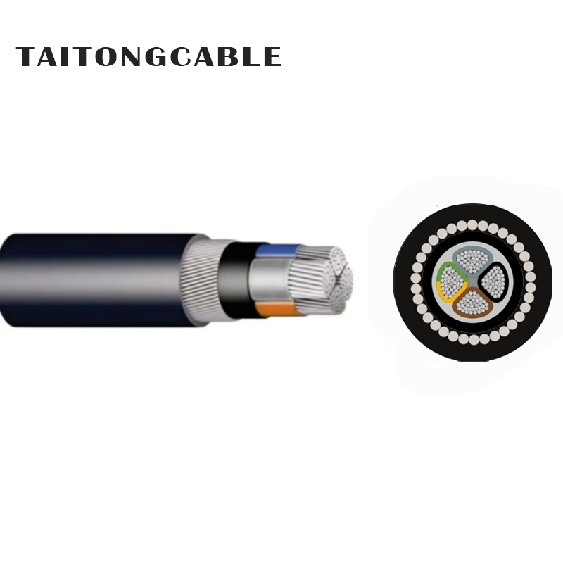 Voltan Rendah 2‑5‑Teras SWA Steel‑Wire‑Armor Aluminium PVC‑Insulated PVC‑Sarung Kabel Kuasa